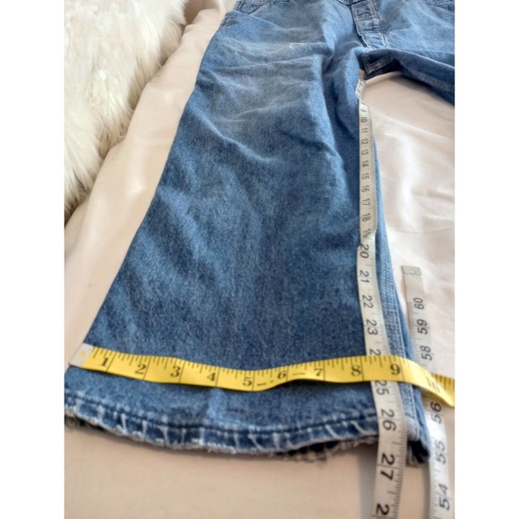 Key Imperial Vintage Work Farm Trucker Bib Overall Men 44 X 29 USA Vtg Carpenter - Picture 7 of 11